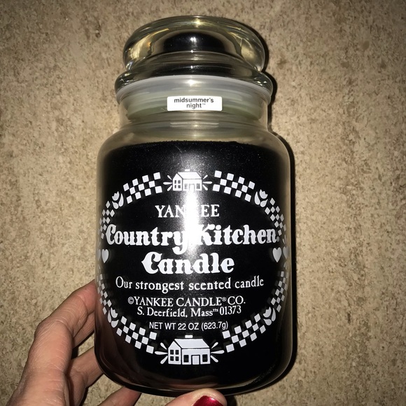 Yankee Candle Country Kitchen Candle Midsummer’s Night 22oz New